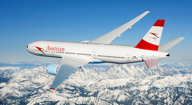 Einer der vier europäischen Airlines in den Top Ten ist Austrian Airlines. 89,28 Prozent der Flüge kamen pünktlich an, das ist Platz sieben im Ranking.