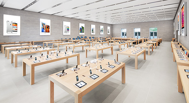 Das Corporate Design der  „Apple Stores“ ist nun auch in Europa vor Kopien von Wettbewerbern geschützt.