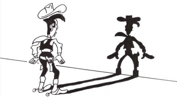 Kann ein Cowboy wirklich schneller schießen als sein Schatten?