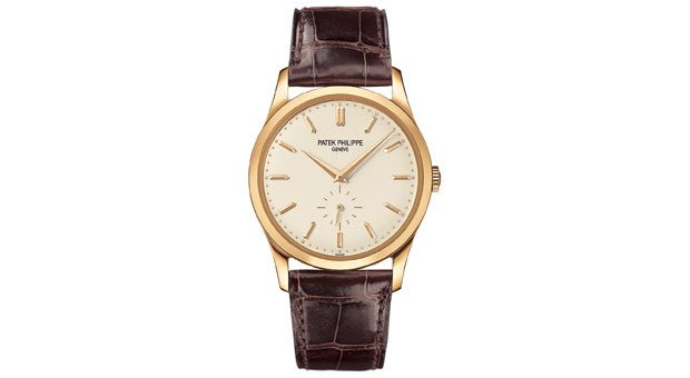 Seit 1932 ist die Calatrava von  Patek Philippe auf dem Markt und hat wie keine andere das Bild des Unternehmens geprägt. Das Design der Uhr orientiert sich an der minimalistischen Bauhaus-Philosophie. Preis: ca. 15.000 Euro, patek.com