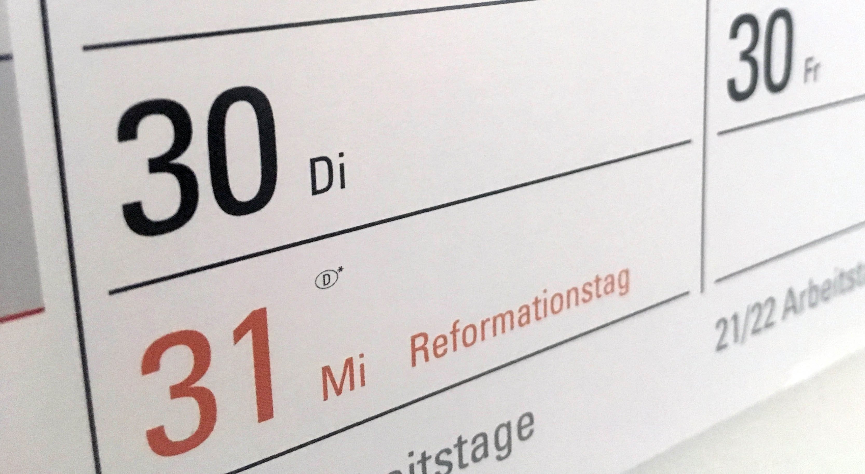 Wo Ist Reformationstag