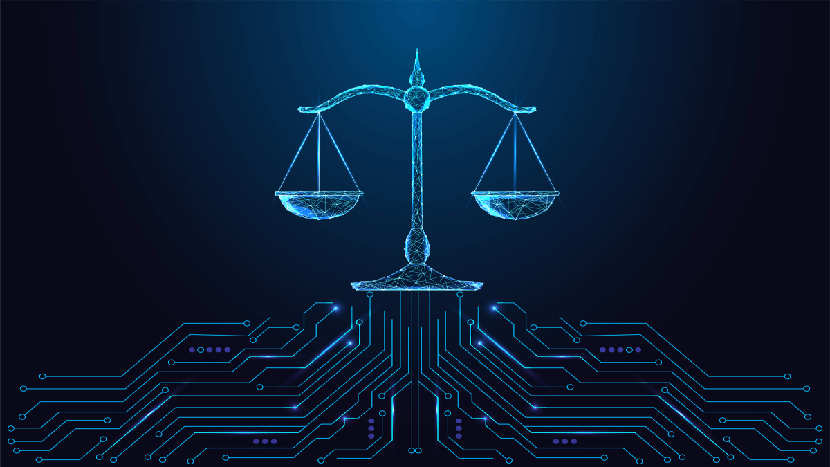 Eine Grafik einer Waage